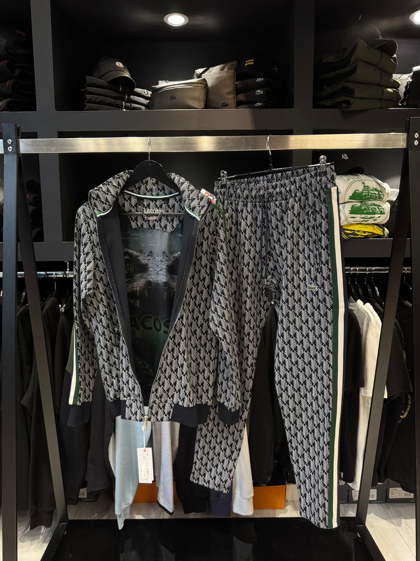 Lacoste Paris Jacquard Monogram Set Blue / Μπλε Σετ