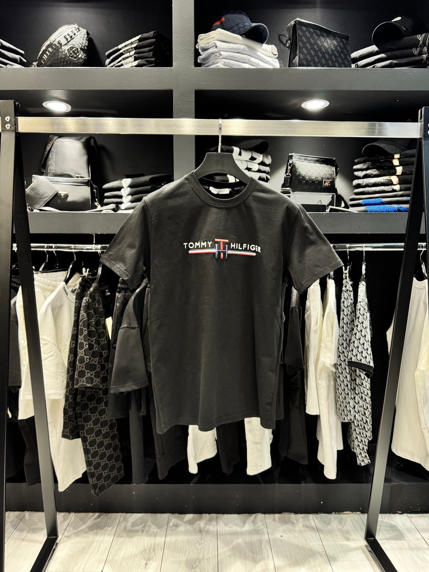 Tommy Hilfiger T-Shirt Black/Μαύρο