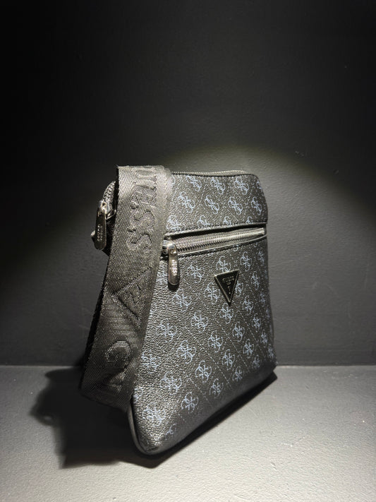 Guess 4G Bag Black x Grey / Τσαντάκι Μαύρο x Γκρι