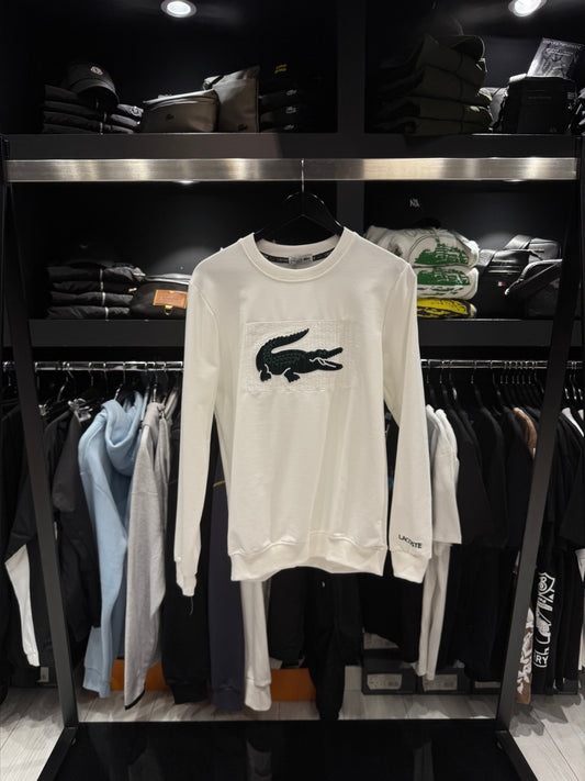 Lacoste Sweatshirt White / Φούτερ Λευκό