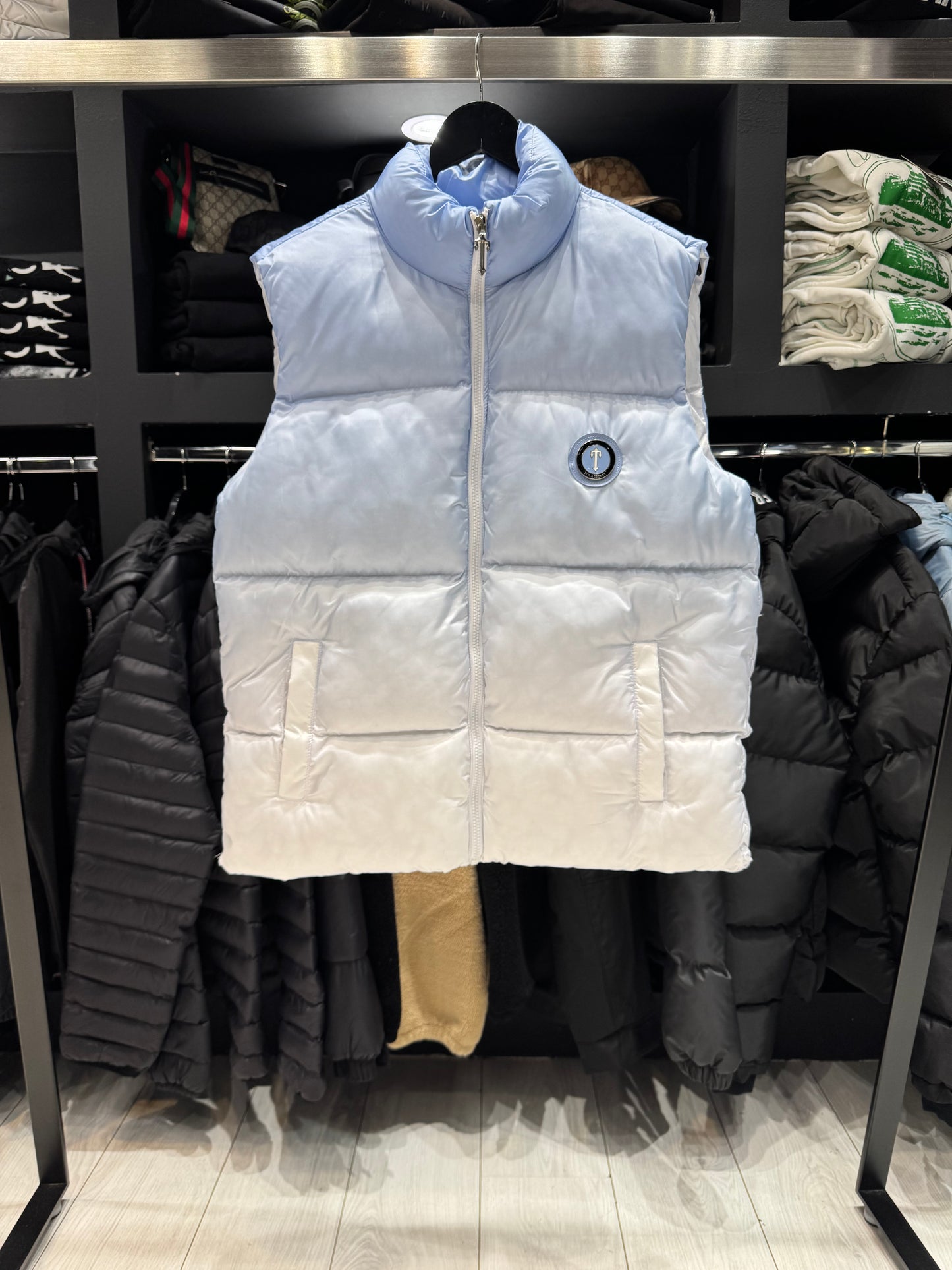 Trapstar Puffer Vest Baby Blue x White / Αμάνικο Γαλάζιο x Λευκό