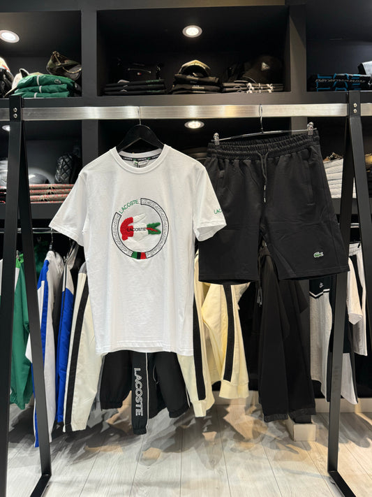 Lacoste Prince Καλοκαιρινό Set Λευκό/Μαύρο